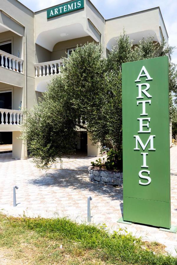 Ferienwohnung Pansion Artemis Mavrovoúnion Exterior foto