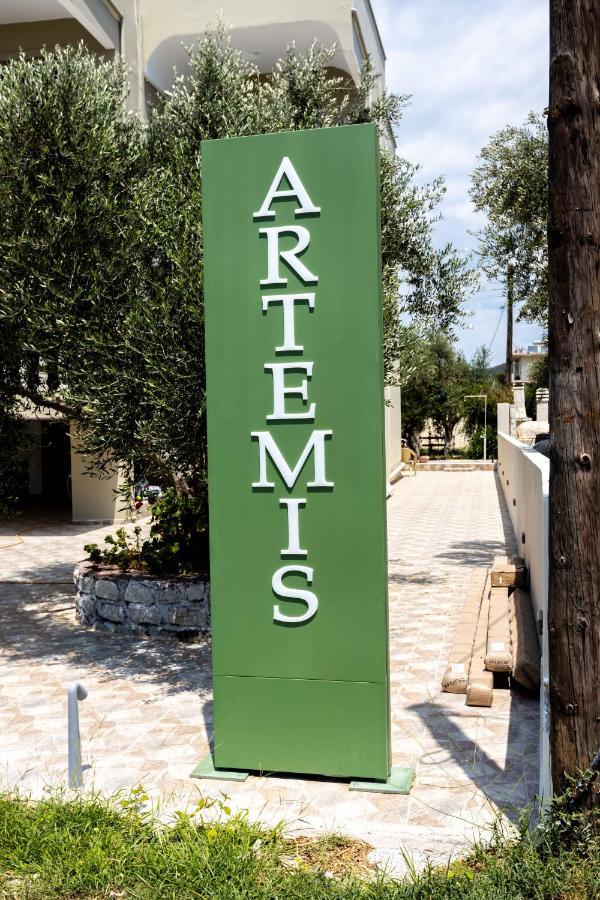 Ferienwohnung Pansion Artemis Mavrovoúnion Exterior foto