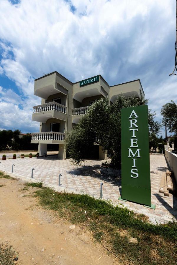 Ferienwohnung Pansion Artemis Mavrovoúnion Exterior foto